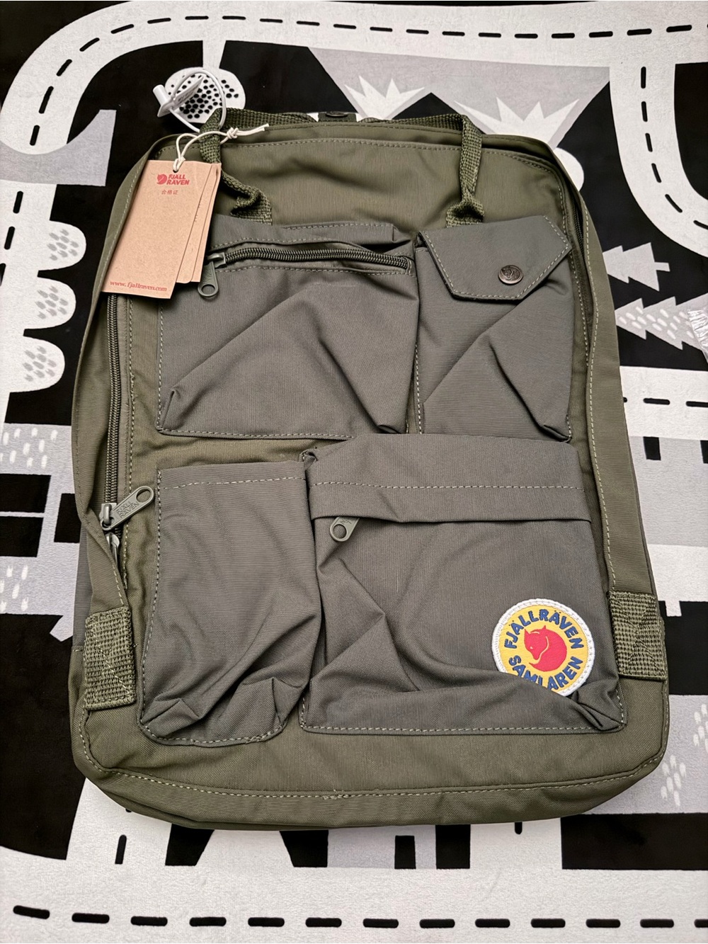 Fjallraven Kanken Original Backpack 16L Green